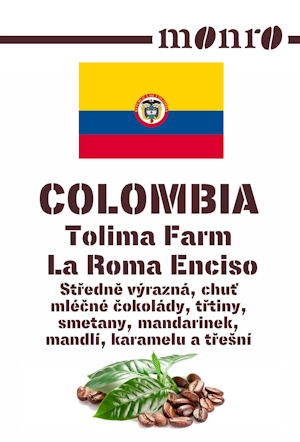 Colombia Tolima Gaitania Farm La Roma Emmanuel Enciso Káva Monro