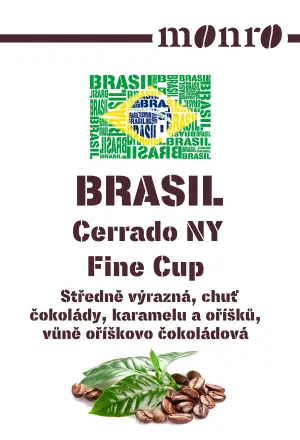 Brasil Cerrado NY2 pražírna Káva Monro