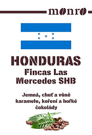 Honduras Fincas Las Mercedes SHB EP Káva Monro