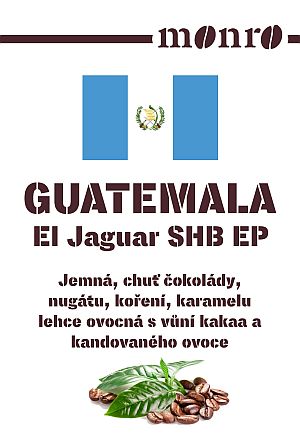 Guatemala El Jaguar Káva Monro