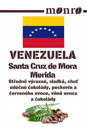Venezuela Santa Cruz de Mora Mérida Káva Monro