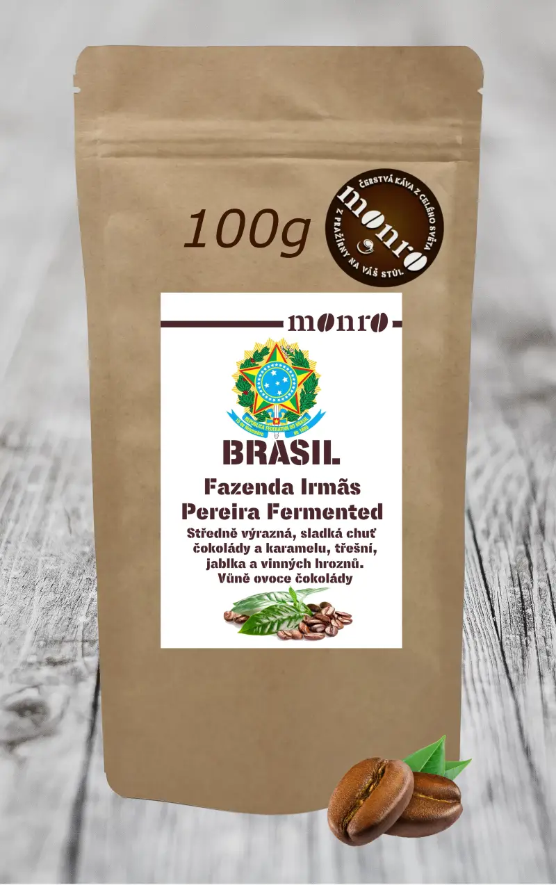 BRASIL FAZENDA IRMÃS PEREIRA FERMENTED YELLOW BOURBON KÁVA ARABICA