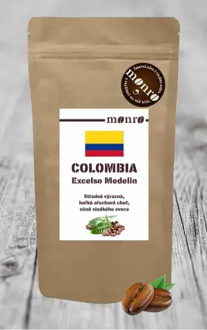 COLOMBIA EXCELSO MEDELIN KÁVA ARABICA