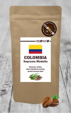 COLOMBIA SUPREMO MEDELIN KÁVA ARABICA