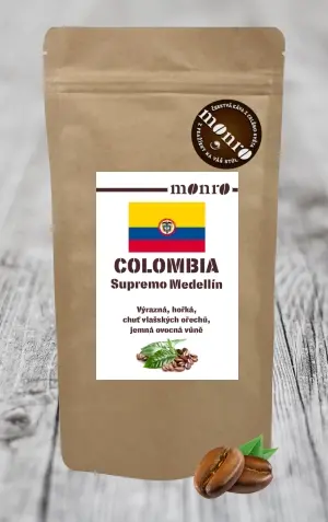 COLOMBIA SUPREMO MEDELLIN KÁVA ARABICA