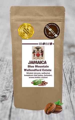 JAMAICA BLUE MOUNTAIN WALLENDFORD ESTATE KÁVA ARABICA