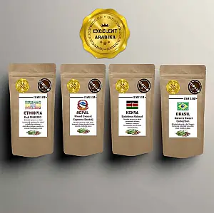 DEGUSTAČNÍ SADA KÁV ARABIK EXCELENT PO 100G