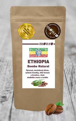 ETHIOPIA BOMBE NATURAL KÁVA ARABICA